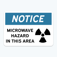 Show details for Notice: Microwave Hazard