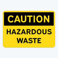 Show details for Caution: Hazardous Waste