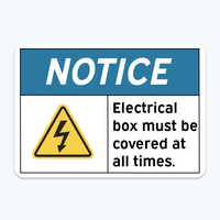 Show details for Notice: Electrical Box