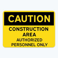 Show details for Caution: Construction Area